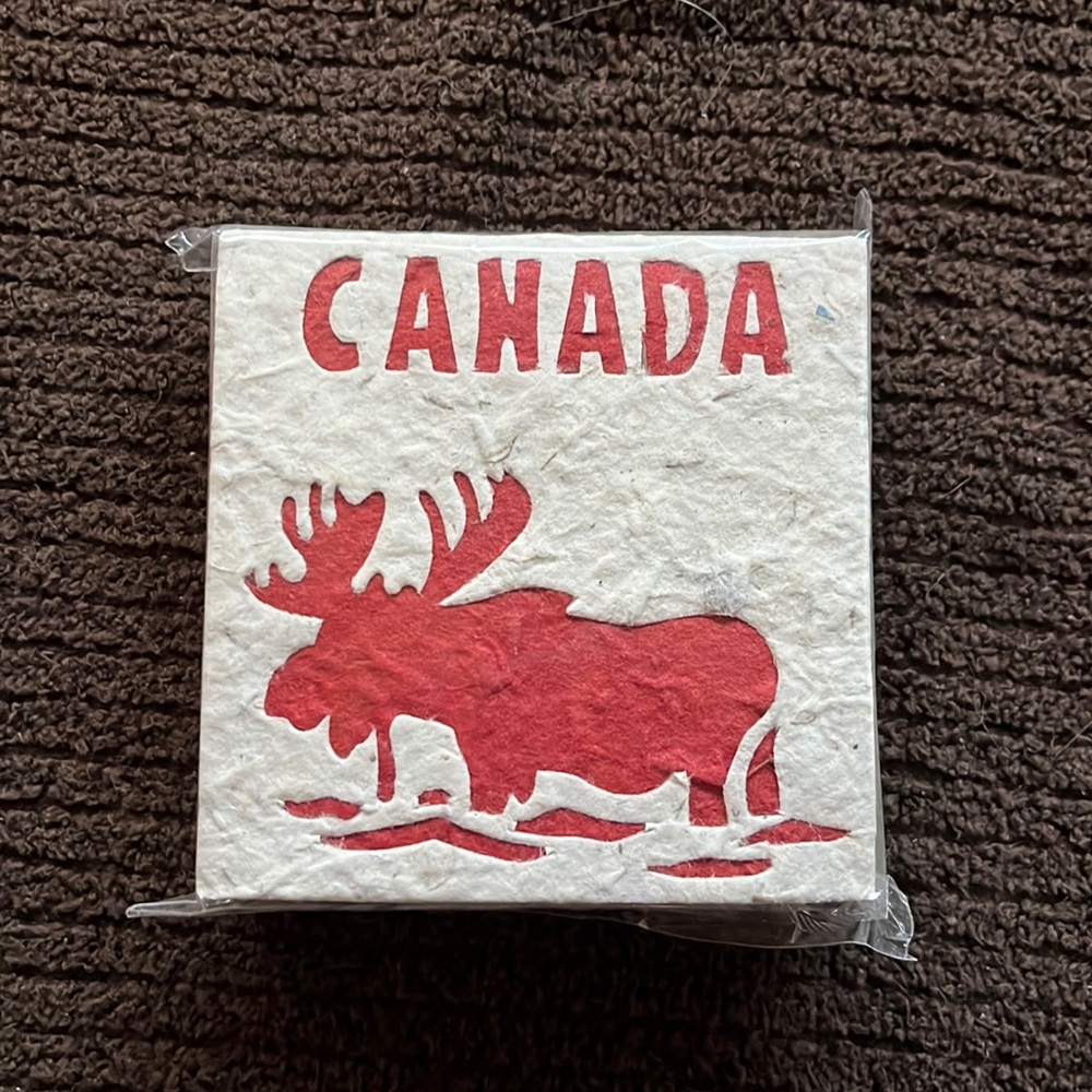 NWT Canada Moose Poopoopaper (Gag Gift)